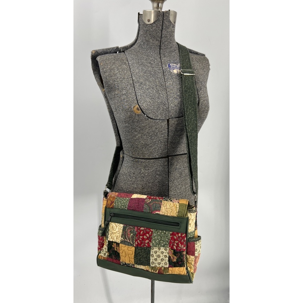 Donna Sharp Patchwork Quilted Puzzle Stitch, Cros… - image 2